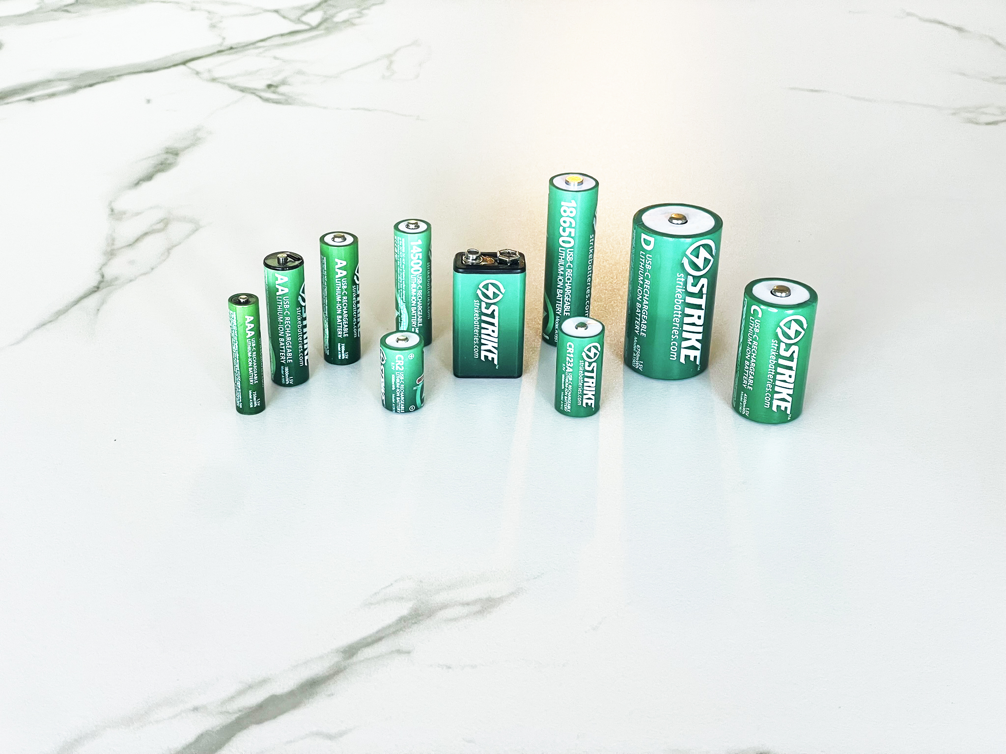 Strike Batteries full product range